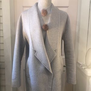 GUESS wool coat, light gray